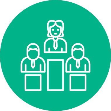 iş takımı simgesi vektör illüstrasyonu