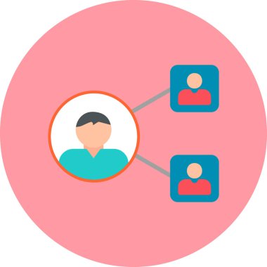 kullanıcı. Web simgesi basit illüstrasyon