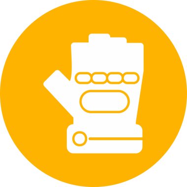 eldiven simgesi vektör illüstrasyonu