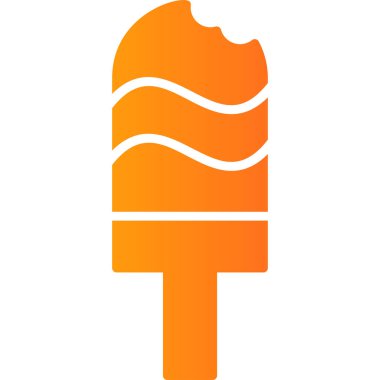 dondurma. düz tasarım 