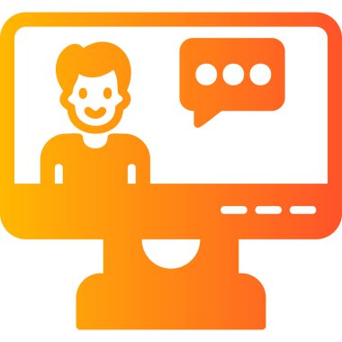 Haber modern simgesi, vektör illüstrasyonu