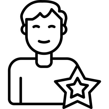 Modern simge, vektör illüstrasyonunu deneyimleyin