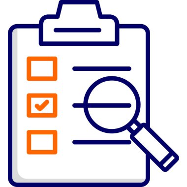 Arama simgesi vektör illüstrasyonu 