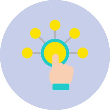 seo modern simgesinin vektör illüstrasyonu