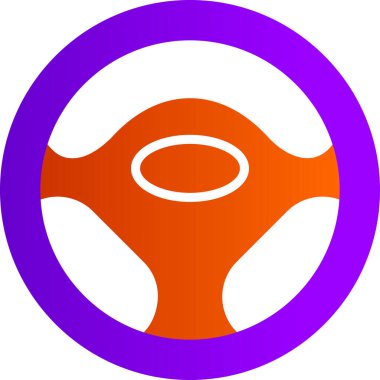 Direksiyon modern simgesi, vektör illüstrasyonu 