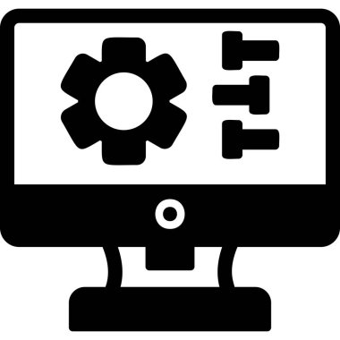 Ayarlama. Web simgesi basit tasarım