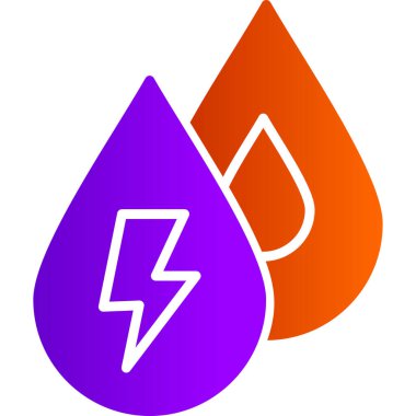 Güç üretimi modern simge, vektör illüstrasyonu