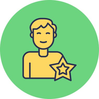 Modern simge, vektör illüstrasyonunu deneyimleyin