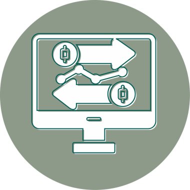 seo modern simgesinin vektör illüstrasyonu