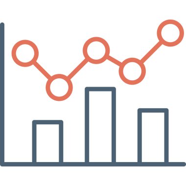 Bar Chart. web icon simple design