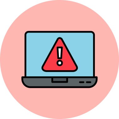 Adware icon modern vector illustration