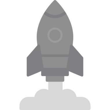 Roket simgesini başlat. Basit resimleme