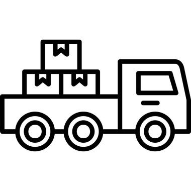 kamyon simgesi çizimi