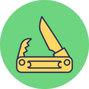 bıçak simgesi vektör illüstrasyonu