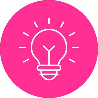 Fikir modern simgesi, vektör illüstrasyonu