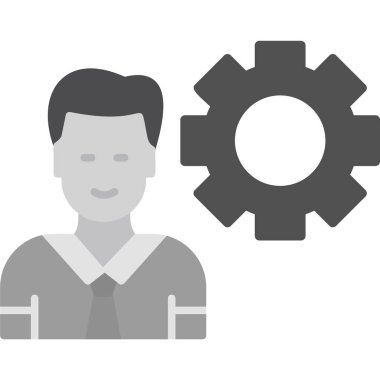 Manager, Businessman User logo, simple icon for web page 