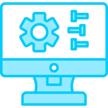 Ayarlama. Web simgesi basit tasarım