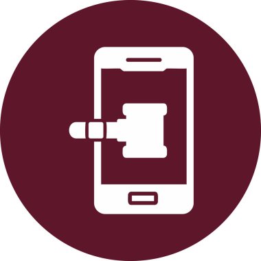 Smartphone Simgesi, vektör illüstrasyonu