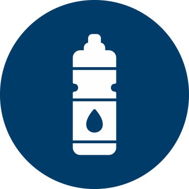 Su şişesi, içecek grafik illüstrasyon  