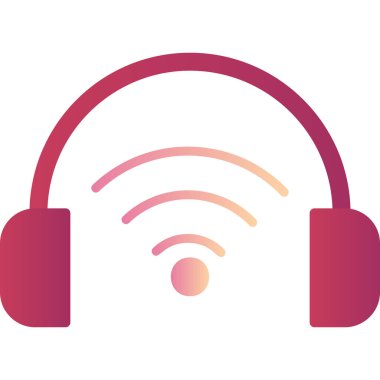 medya podcast 'i. Web simgesi basit tasarım