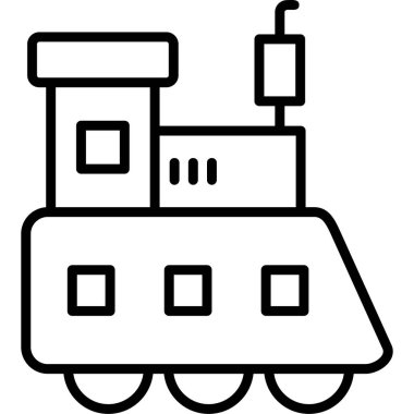 Train toy modern vector icon illustration