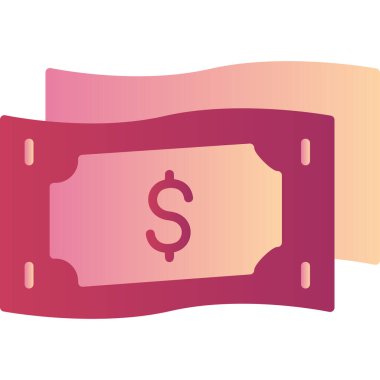 para işareti vektörü düz simge minimumu çizgi pictogram