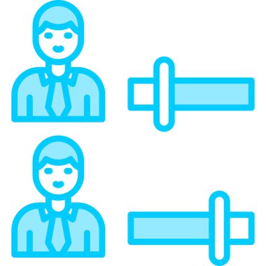 Yetenekler. Web simgesi vektör illüstrasyonu