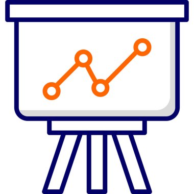 Analizler. Web simgesi basit illüstrasyon