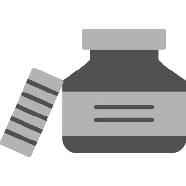 Mürekkep modern simge vektör illüstrasyonu