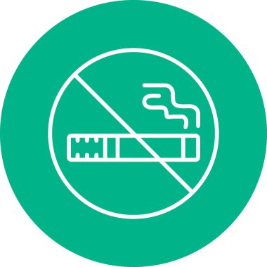 No smoking modern vector icon illustration
