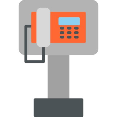 Public Phone icon vector illustration