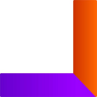 Tek bir sembol simgesinin vektör çizimi