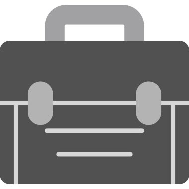 Evrak çantası. Web simgesi vektör illüstrasyonu