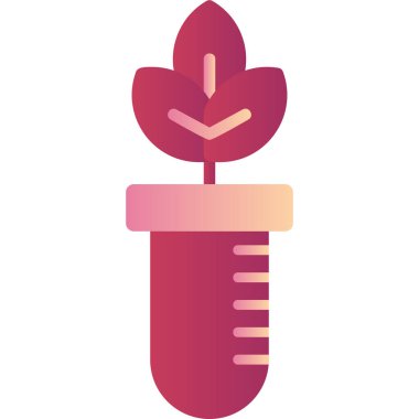 Bitki yetiştiriyorum. Web simgesi basit illüstrasyon