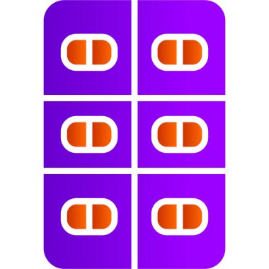 hap ikonu vektör illüstrasyonu