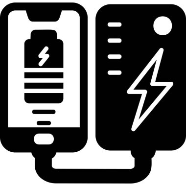 Cep telefonu için taşınabilir pil, akıllı telefon şarj ediliyor 