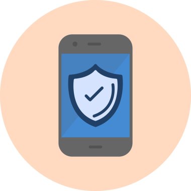 kalkan ikon vektör illüstrasyonu