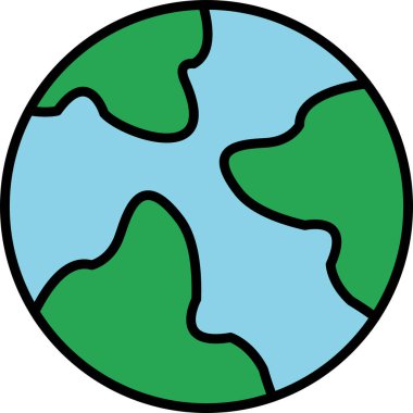 Bir dünya simgesinin gösterimi