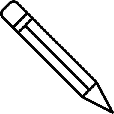 pencil, web icon simple illustration