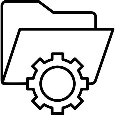 Veri yönetimi renk vektörü çizimi