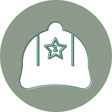 Cap web simgesi basit illüstrasyon