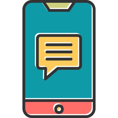 Cep telefonu. Web simgesi