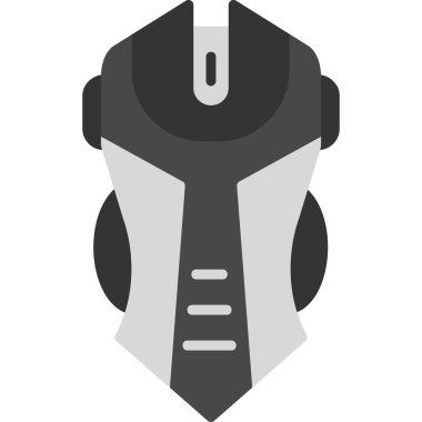 Oyun faresi düz vektör simgesi