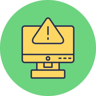 Hata simgesi vektör illüstrasyonu