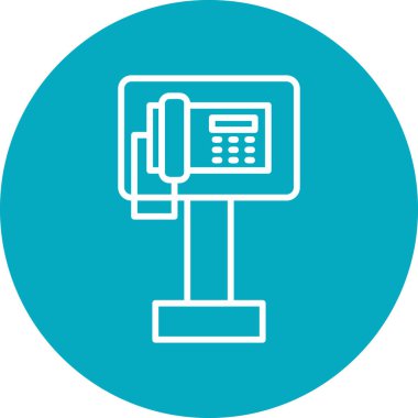 Public Phone icon vector illustration