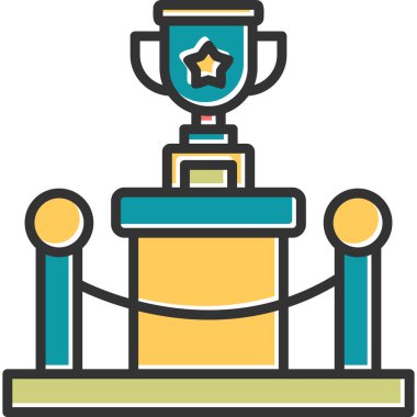 Kadeh Ağı simgesi basit tasarım