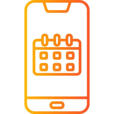 Smartphone Simgesi, vektör illüstrasyonu