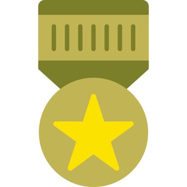 Rozet. Web simgesi basit illüstrasyon