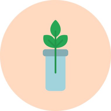 Gmo modern simge, vektör illüstrasyonu