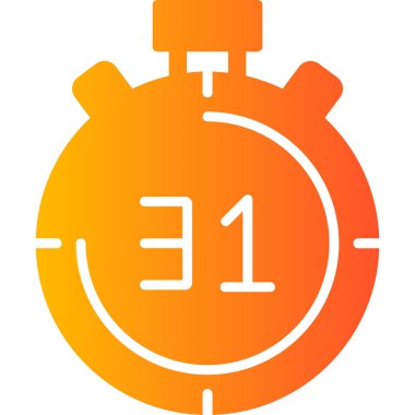 Kronometre Web simgesi basit tasarım